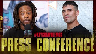 Keyshawn Davis vs Gustavo Lemos  PRESS CONFERENCE [upl. by Alegna]