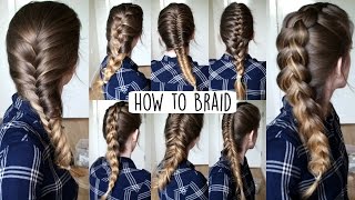 How to Braid Your Own Hair For Beginners  How to Braid  Braidsandstyles12 [upl. by Nylirehc862]