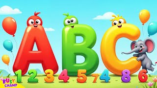 Learn ABC Phonics Shapes Numbers Colors  Toddler Learning Videos For 3 Year Olds  kidsvideos [upl. by Smith]