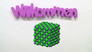 Ionenkristall Aufbau am Beispiel von Natriumchlorid  Chemie  Allgemeine und anorganische Chemie [upl. by Ecarret175]