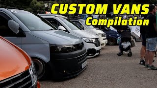 CUSTOM VANS Compilation  Stacked with AWESOME VW Vans [upl. by Anifad223]