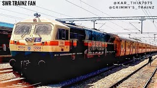 WDG4 PUNE WITH KSR BENGALURU TO HUBBALLI SUMMER SPECIAL EXPRESS CROSSING KADUR JUNCTION AT MPS [upl. by Ecnal42]