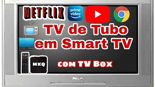 Como Transformar Tv de Tubo em Smart Tv sem adaptador HDMI [upl. by Weld]