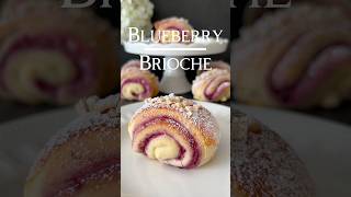 Blueberry Brioche Recipe 🫐🤍 [upl. by Mack]