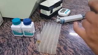 BILIRUBIN TEST PROCEDURE OF TOTAL AND DIRECT BILIRUBIN TEST DIAZO METHOD END POINT [upl. by Julis]