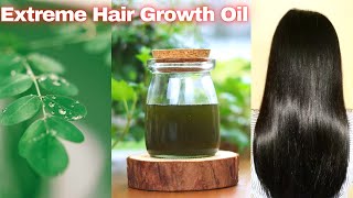 How To Make Moringa Oil At Home  diy Moringa Hair Oil at home  Herbal Hair oil at home  Hair care [upl. by Ettennat]