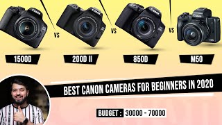 Best Canon DSLR amp Mirrorless Cameras For Beginners In 2020 Hindi [upl. by Limaj969]