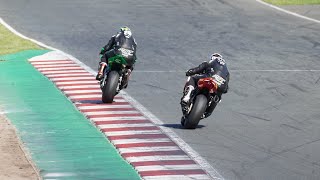 Oschersleben OnBoard Motorrad Motomonster rote Gruppe  Aprilia RSV4 Factory [upl. by Andrews]