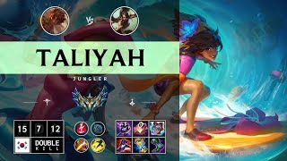 Taliyah Jungle vs Nidalee  KR Challenger Patch 1412 [upl. by Adolpho]