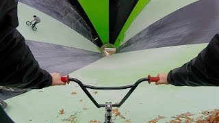 GoPro BMX RIDING INSANE WATERPARK [upl. by Olinad]