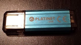 Platinet 16GB Flash Drive  PenDrive unboxing amp speed test [upl. by Idid]