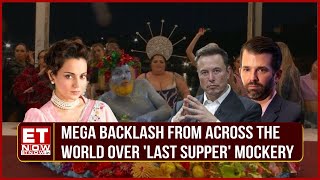 Elon Musk Kangana Ranaut Trump Jr React On Paris Olympics Controversy Angering Christian Community [upl. by Juta39]