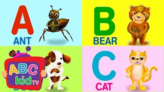 Learn the Animal Alphabet  ABC Kid TV Nursery Rhymes amp Kids Songs [upl. by Hadley]