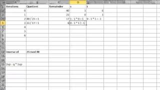 Extended Euclidean Algorithm [upl. by Melise]