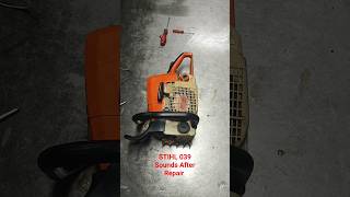 STIHL MS 390  After Repair [upl. by Mori]