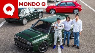 Lancia Delta Futurista in pista con Miki Biasion e una marea di Deltoni [upl. by Ennovahc688]