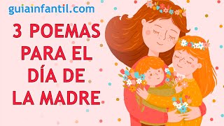 Poemas cortos para MAMÁ ❤️ Lindas poesías para niños en el Día de la Madre ❤️ Regala un vídeo poema [upl. by Aneetsirk]