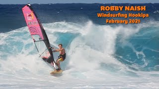 Windsurfing Hookipa February 2021 [upl. by Nnylatsyrc]