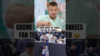 Of course Gronk was friends with the Yankees fan who interfered with Mookie 😂 via UpAndAdamsShow [upl. by Tenn]