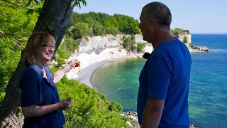 Geologen Tove Damholt viser rundt på Stevns klint [upl. by Tirza]