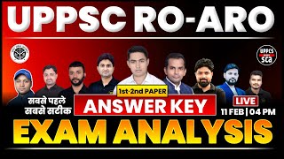 UPPSC ROARO 2024  UPPSC ROARO EXAM ANALYSIS  UPPSC ROARO ANSWER KEY  BY CLIMAX TEAM [upl. by Patrich4]