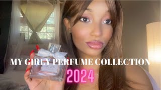 2024 GIRLY PERFUME COLLECTION  Miss Dior Cloud by Ariana Grande and more [upl. by Albertina]