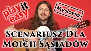 Scenariusz Dla Moich Sąsiadów  Myslovitz guitar cover  nuty  taby [upl. by Atonsah]