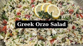 Greek Orzo Salad [upl. by Vikki]