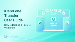 iCareFone WhatsApp Transfer  How to Backup amp Restore WhatsApp [upl. by Annam]