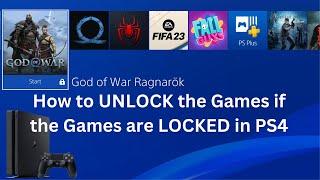 Game are Locked in PS4 How to Restore Licenses amp Unlock the game [upl. by Adaran]