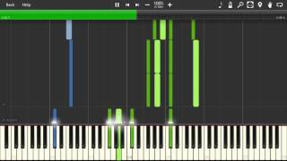 Gravity  Wolfs Rain  M1chael0311 Piano Tutorial Synthesia [upl. by Portingale879]