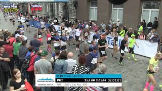 Tallinn Marathon Tallinna Maraton 21 km Estonia September 9 2018 [upl. by Jephum]