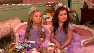 Tea Time with Sophia Grace Rosie and Miley Cyrus HD Legendado [upl. by Annaerdna]