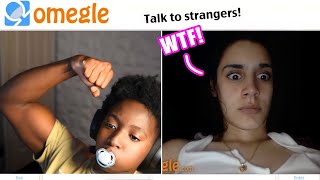 Flexing Baby Face on OMEGLE PULLING ALL THE BADDIES on OMEGLE [upl. by Giule209]