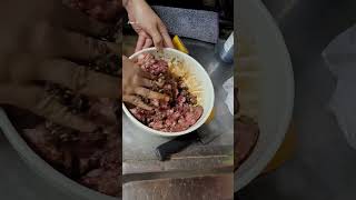 Mashing minced meat shorts mash asmr satisfyingvideo trending inoued [upl. by Codi405]