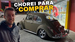 VALE MAIS QUE UM CARRO NOVO  FUSCA REBAIXADO PLACA PRETA [upl. by Artied]