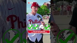 How much do Phillies fans know about the United Kingdom ahead of the London Series 🤔 mlb [upl. by Eednac]