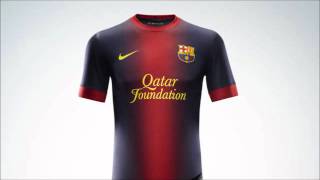 Nova Camisa Do Barcelona Temporada 20122013 [upl. by Ajax953]