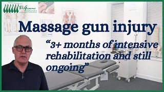 Email about a serious massage gun injury with warning [upl. by Decca]