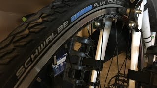 Schwalbe Marathon Plus Tour Tires on Trek FX3 [upl. by Georgetta839]