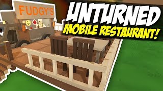 MOBILE RESTAURANT  Unturned Car Store  Squid Special Funny Moments [upl. by Nahama]