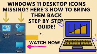 quotWindows 11 Desktop Icons Missing Heres How to Bring Them Backquot [upl. by Webber]