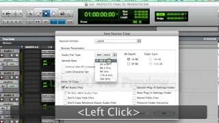 Cambiar formato de sesión Pro Tools 10 a Pro Tools 9  UTP [upl. by Alden]