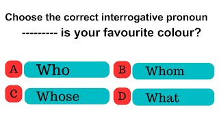 Interrogative Pronouns Explained  English Grammar [upl. by Cerf]