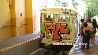 Tibidabo Funicular Barcelona Catalonia Spain [upl. by Nipha888]