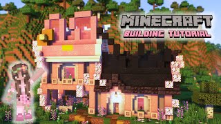 Cute Two Player My Melody and Kuromi Inspired Minecraft House [upl. by Fosdick]