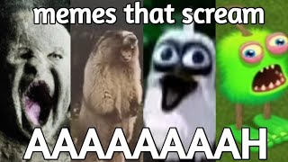 Memes That Scream AAAAAAAH [upl. by Dnalrah211]