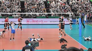 春高連覇amp2冠 駿台学園 が春の高校バレー2024で優勝した瞬間 男子バレーボール 春高バレー Japan volleyball [upl. by Nerrawed]