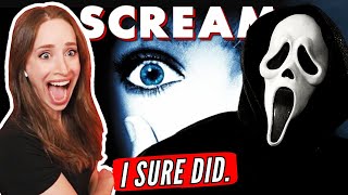 First Time Watching SCREAM Reaction I SURE DID [upl. by Kcirdnek]