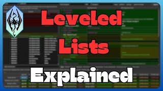 Not Finding Modded Items xEdit  SSEEdit Leveled Lists Guide [upl. by Nodla]